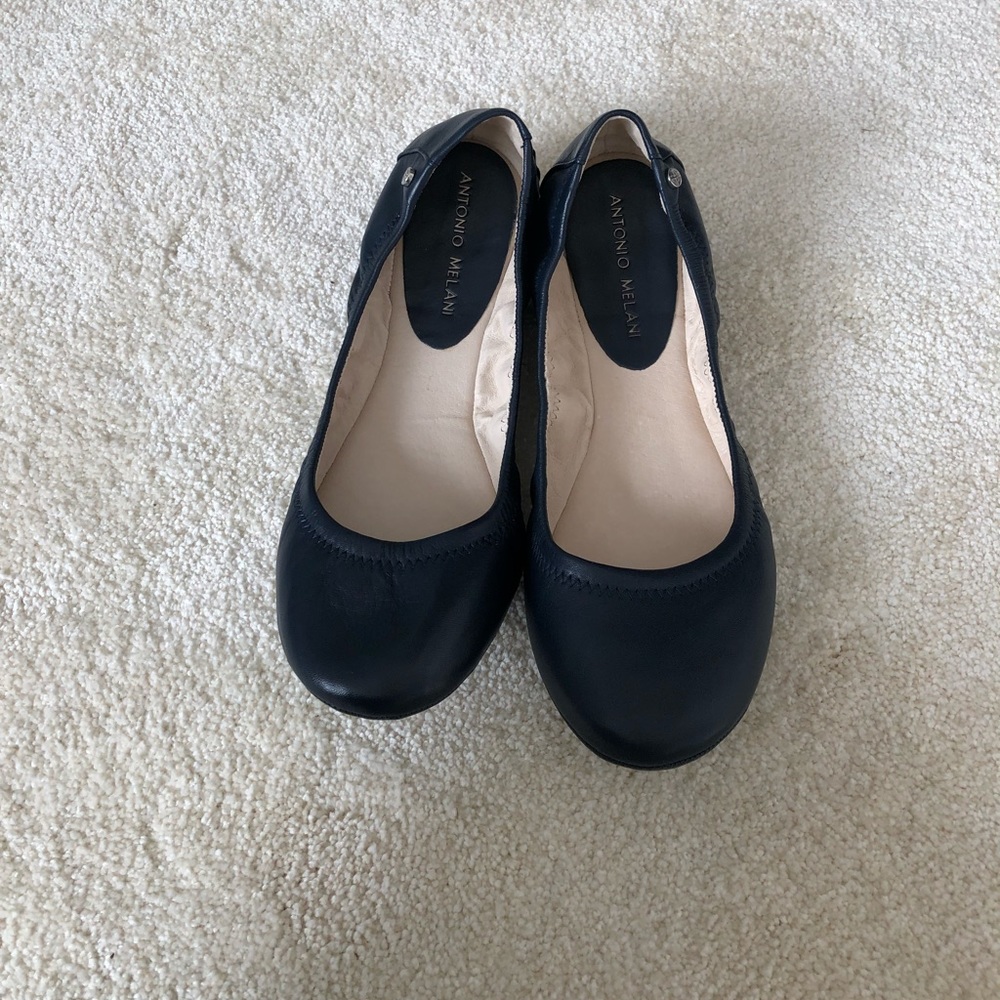Navy Antonio Melani Ballerina Flats